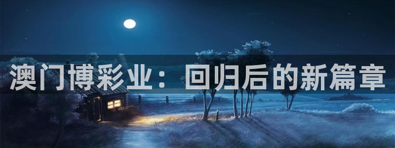 壹号国际app免费下载安装：澳门博彩业：回归后的新篇章