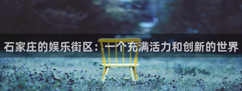 天辰娱乐注册网页版：石家庄的娱乐街区：一个充满活力和创新的世界